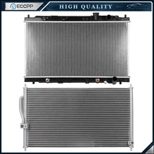 Aluminum Radiator & AC Condenser Cooling Kit For 1994-2001 Acura Integra
