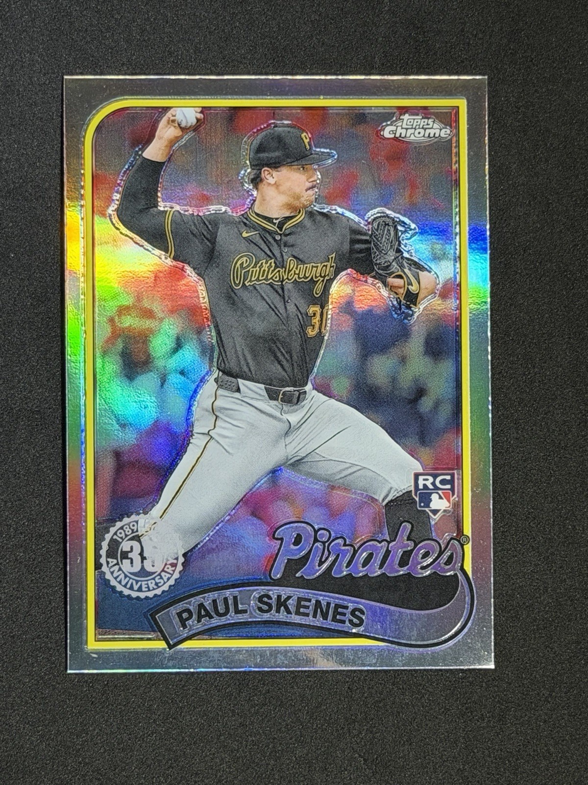 2024 Topps Chrome Update Paul Skenes 1989 RC Rookie #89CU-1 Pirates