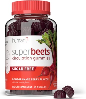 humanN SuperBeets Heart Gummies - Beet Gummies with Heart-Healthy Energy Support