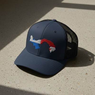 Panama Flag Snapback Trucker Hat
