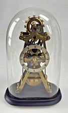 Rare Grasshopper Single Fusee Skeleton Clock Pin wheel Escapement, Eureka