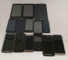 SMART Phones  Tablets Parts Only Lot 14 None Tested LG Samsung Jitterbug Amazon