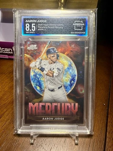 2025 Topps Cosmic Chrome - Planetary Pursuit Aaron Judge #PPM-1 Mercury AC 8.5