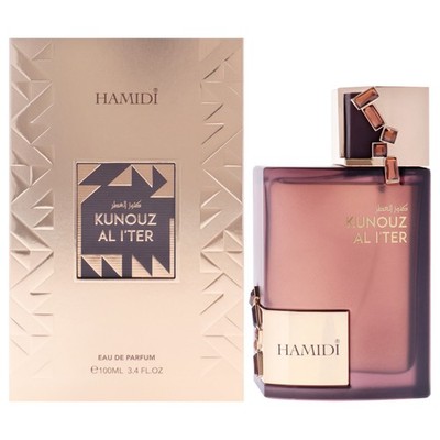 3 Pack Kunouz Al Iter by Hamidi for Unisex - 3.4 oz EDP Spray