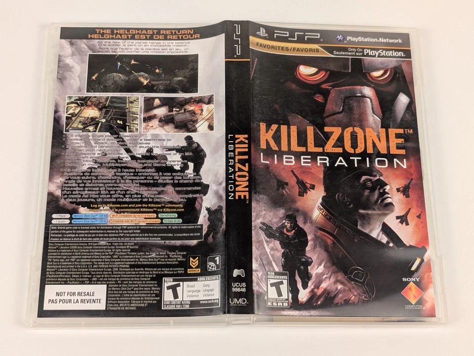 Killzone: Liberation (Sony PSP, 2006) ➡️CIB Complete - Tested  & Working 🎮 - Image 4 of 4