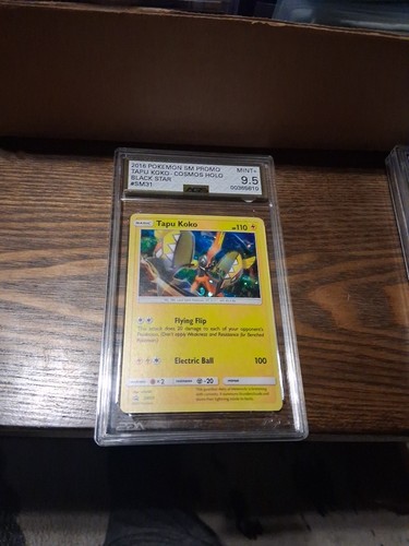 2017 Pokemon: TAPU KOKO SM31 - [Sun & Moon Black Star Promo Set] -AGS MINT+ 