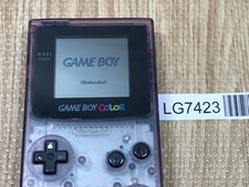 LG7423 With Defects - GameBoy Color Clear Purple Console Nintendo Japan