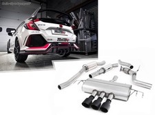Milltek Sportauspuffanlage ab Kat Honda Civic 10 FK8 Type-R 3x100mm schwarz