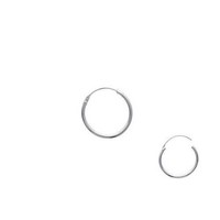 Paar 925 Sterling Silber Creolen Ohrringe Ohrschmuck OhrhäNger 20Mm 5164