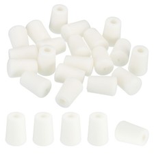 Kitchen Sink Rack Feet, 20 Pcs 4mm IDx10mm OD Rack Bottom Protector, White