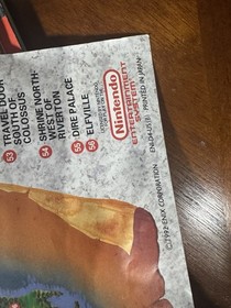 The World of Dragon Warrior IV Poster Map Nintendo NES Insert 4