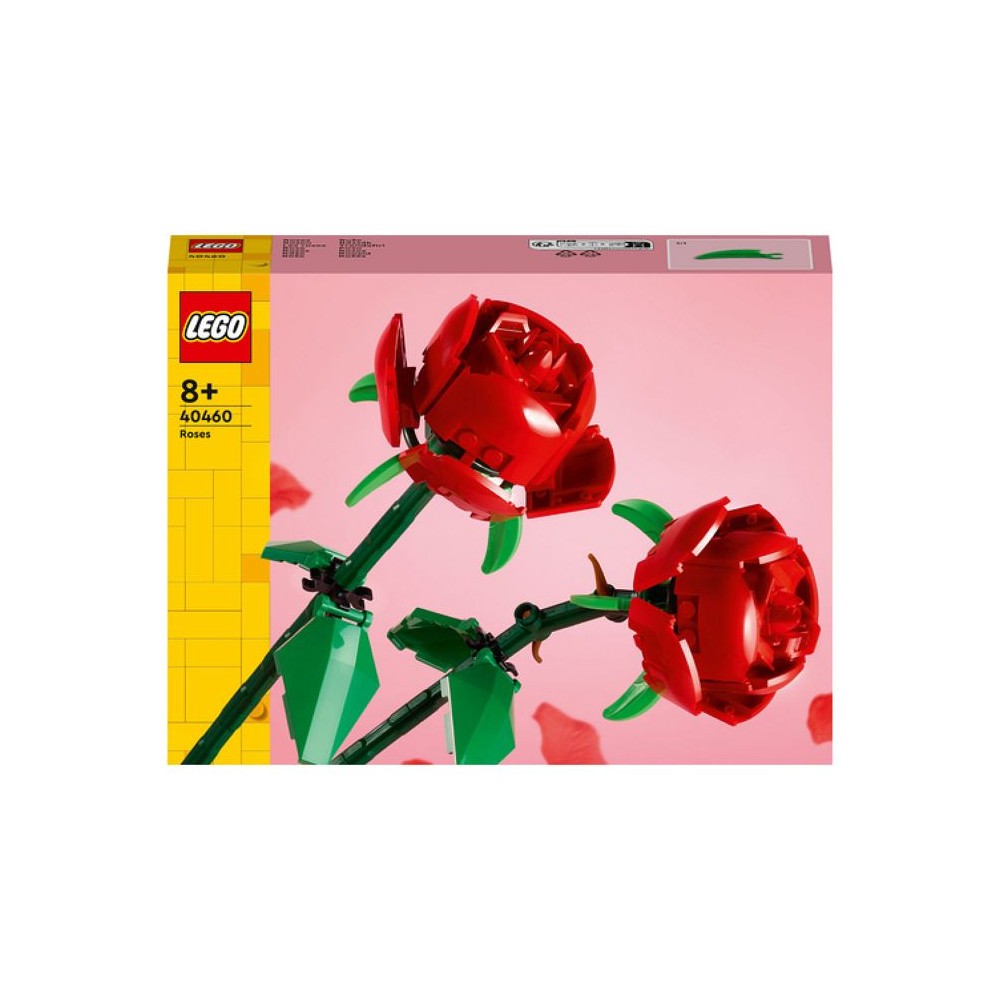 Fleurs artificielles LEGO 40460 roses sans entretien pour déco adulte