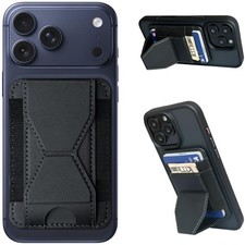 for MagSafe Wallet, Slim Magnetic Wallet for iPhone, Stand Foldable Leather M...
