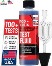 Combustion Leak Head Gasket Test Kit 8oz Fluid 100 Tests