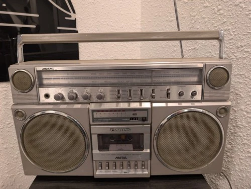 Working! Panasonic RX-5150 AMBIENCE AM/FM Cassette Radio Vintage Boombox