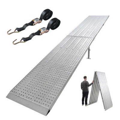 Auffahrrampe Verladerampe Eventrampe Alu extralang 400 cm 400 kg 70 cm B-Ware 