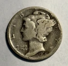 1931 D Mercury Silver Dime Very Good VG