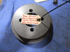 FORD 600/800  FRONT CRANKSHAFT DOUBLE PULLEY,  #C0NN6351A, CAST IRON NEW REPLACE