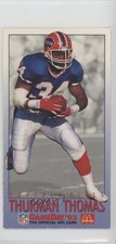 1993 Fleer McDonald's NFL GameDay Thurman Thomas #MCD2 HOF 0b5