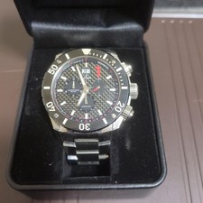 Edox Quartz Chronooffshore 1 Black Dial Chronograph Bracelet Watch