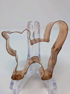 Vintage Kitchen Collectables Copper Cat Cookie Cutter - Omaha USA