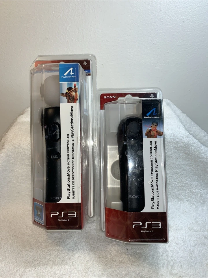 Sony PlayStation 3 Move & Navigation Controller PS3 Lot BRAND NEW FACTORY SEALED - Image 2 of 4