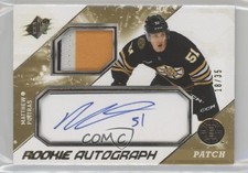 2023-24 SPx Rookie Jersey Spectrum 18/35 Matthew Poitras #MP Patch Auto 1sd5