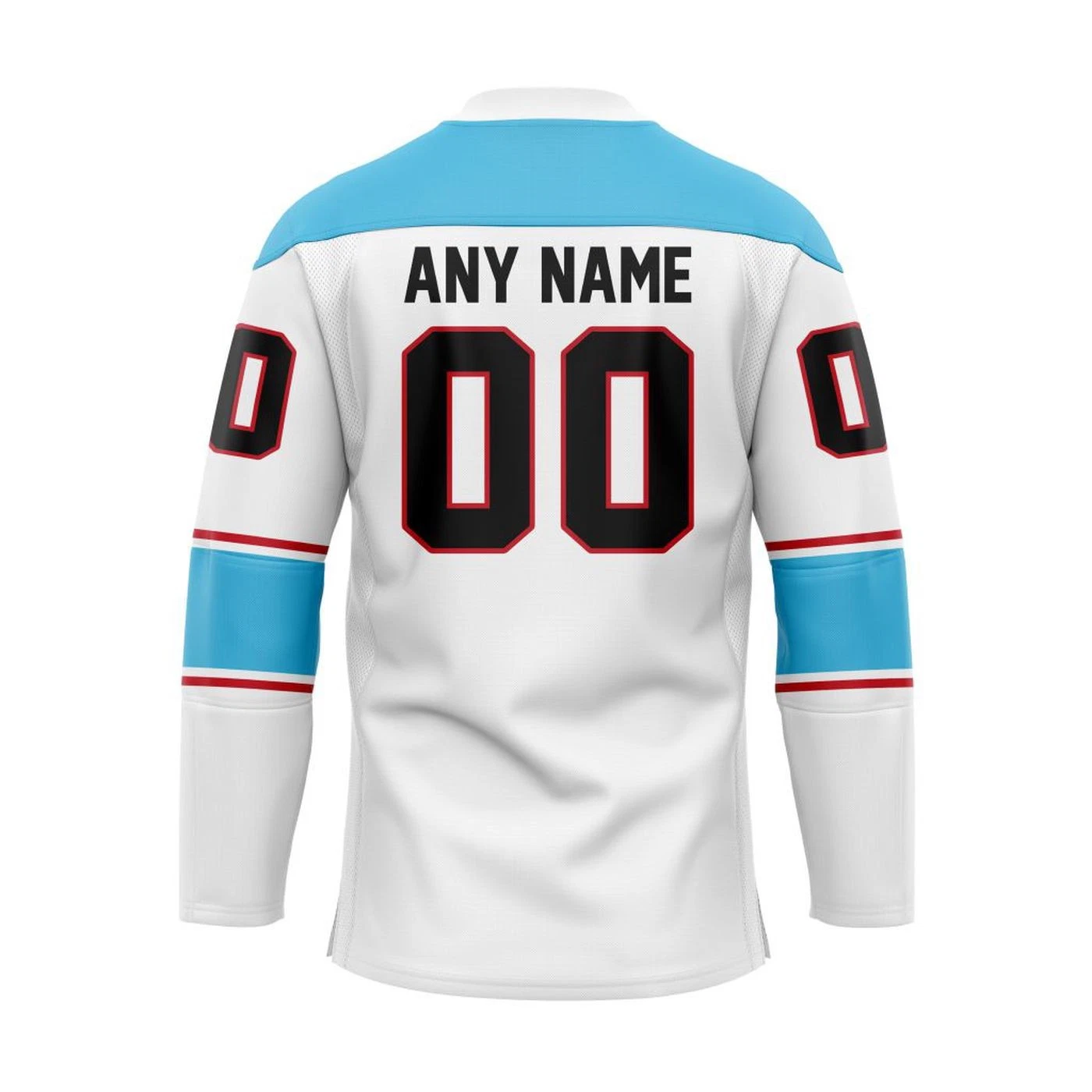 Personalized Bloomington Bison White Lace Men's Hockey Jersey