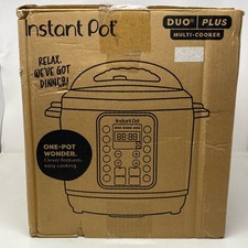 Instant Pot Duo Plus 6-Qt Multi-Cooker, Stainless Steel/Black