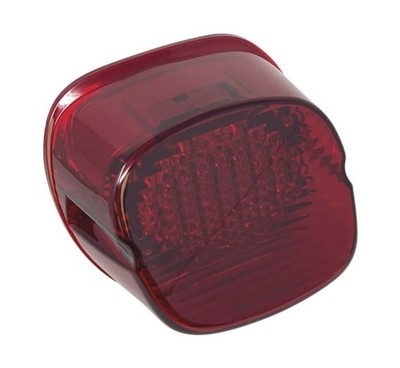 LETRIC LIGHTING CO. Deluxe Slantback LED Taillight Red LLC-DS-R