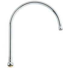 CHICAGO FAUCETS GN10ASWGJKABCP Spout,Brass,Fits Chicago Faucets 26Y240