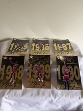 Upper Deck 1998 Michael Jordan Auto Highlights Cards 1 Thru 12 Bulls 1985-1997