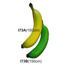 Banane Aussteller 150cm Gewerbe Ladenausstattung Figur Statue Garten Deko Neu