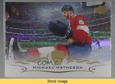 2018-19 Upper Deck Speckled Rainbow Foil Michael Matheson #82 READ f1h
