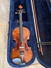 Violin with case , and bow. Full size.