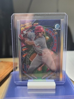 2024 Bowman - Prospect Power-Up Aidan Miller #PP-18 (RC) Philadelphia Phillies
