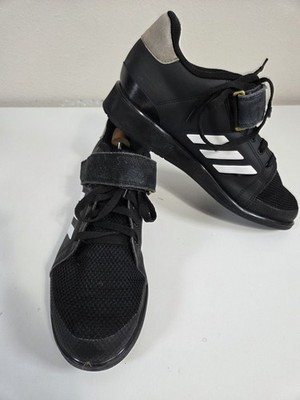 Adidas Power Perfect 3 III Weightlifting Shoes Black White BB6363 Mens Size 11