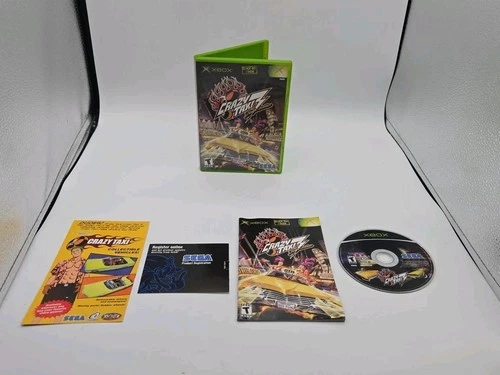 Crazy Taxi 3 High Roller Microsoft Xbox CIB, Inserts And Registration Card