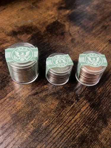 Danbury Mint 12 USA Dime , Nickel & Penny 2015-Uncirculated Tube Sealed   ALL 3