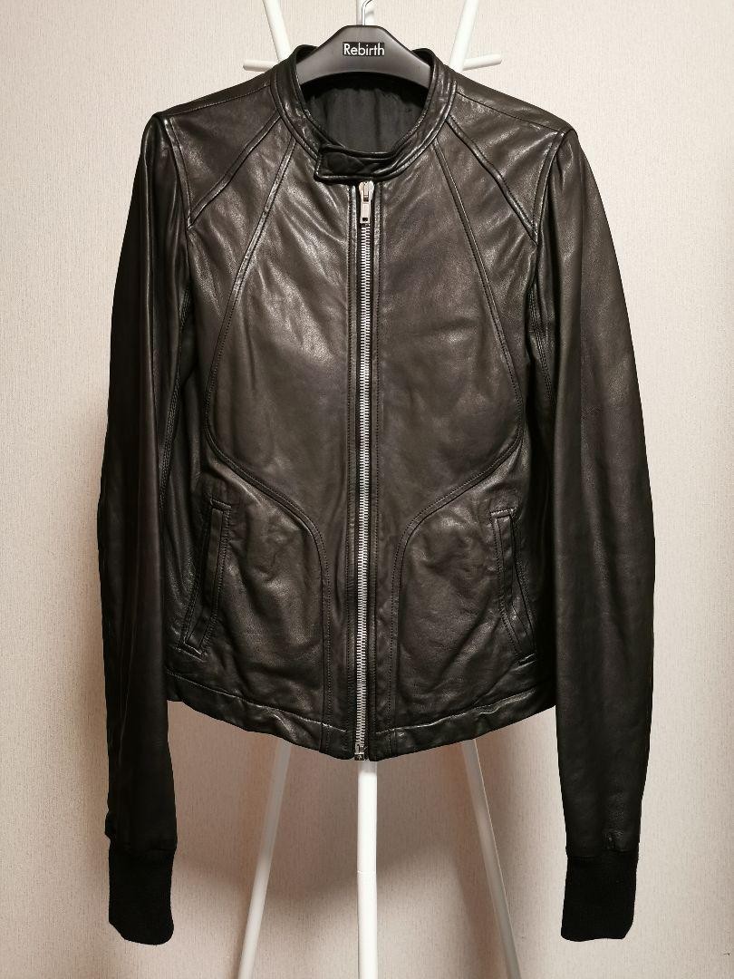 Rick Owens Intersia レザージャケット RICK OWENS INTARSIA