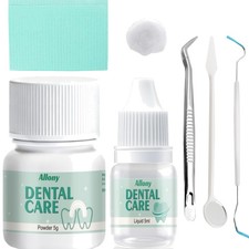 Zahnkleber für Kronen Brücken Füllungen Selbsthärtend Zahnersatz Kunststoff 50g