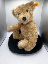 Steiff Elmar Jointed Bear 13" Plush Stuffed Animal Golden Brown Beige 022456
