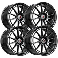 Set Of 4 Spec-1 Sp-64 20x9 5x4.55x120 38mm Gloss Black Wheels Rims 20 Inch