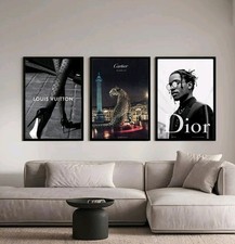 Set Tre Quadri Louis Vuitton, Dior  Asap Rocky, Cartier