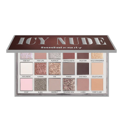 NWT huda beauty Icy Nude Eyeshadow Palette