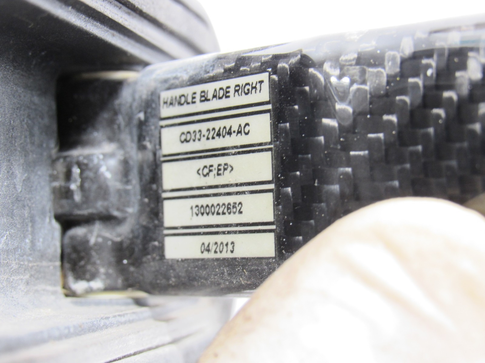 14-18 Aston Martin Vanquish 2014 Front Right Door Exterior Handle Carbon |Y2
