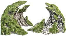 Fish Tank Accessories, Aquarium Decorations, Scenery, Canyon-S Green Rockery