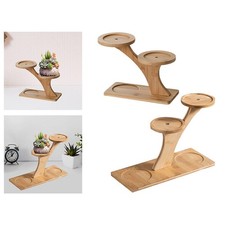 Plant de plantes en bois étagère de bac à fleur étagère de fleur pour le