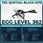 Tek Quetzal Black - EGG PAIR -  Ark Survival Ascended Official PVE PC/XBOX/PS5