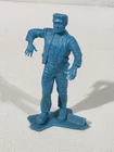 Vintage Louis Marx Frankenstein Universal Monster Teal Blue Figure Toy